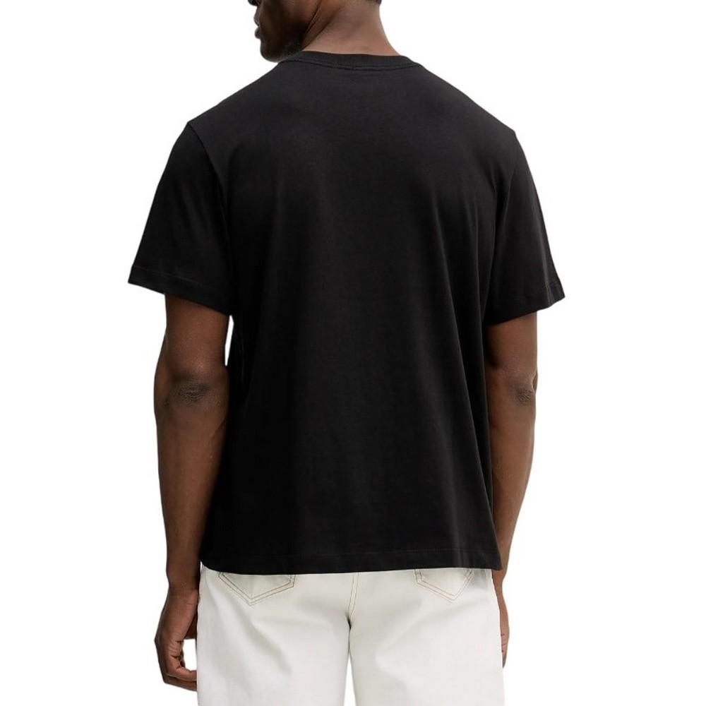 CALVIN KLEIN JEANS 20S LN CALVIN COLLEGE GRAPHIC T-SHIRT ΜΠΛΟΥΖΑ ΑΝΔΡΙΚΗ BLACK