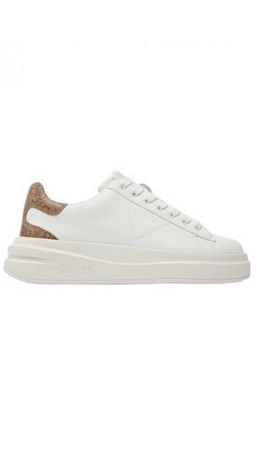 GUESS ELBINA ΠΑΠΟΥΤΣΙ ΓΥΝΑΙΚΕΙΟ WHITE/BROWN