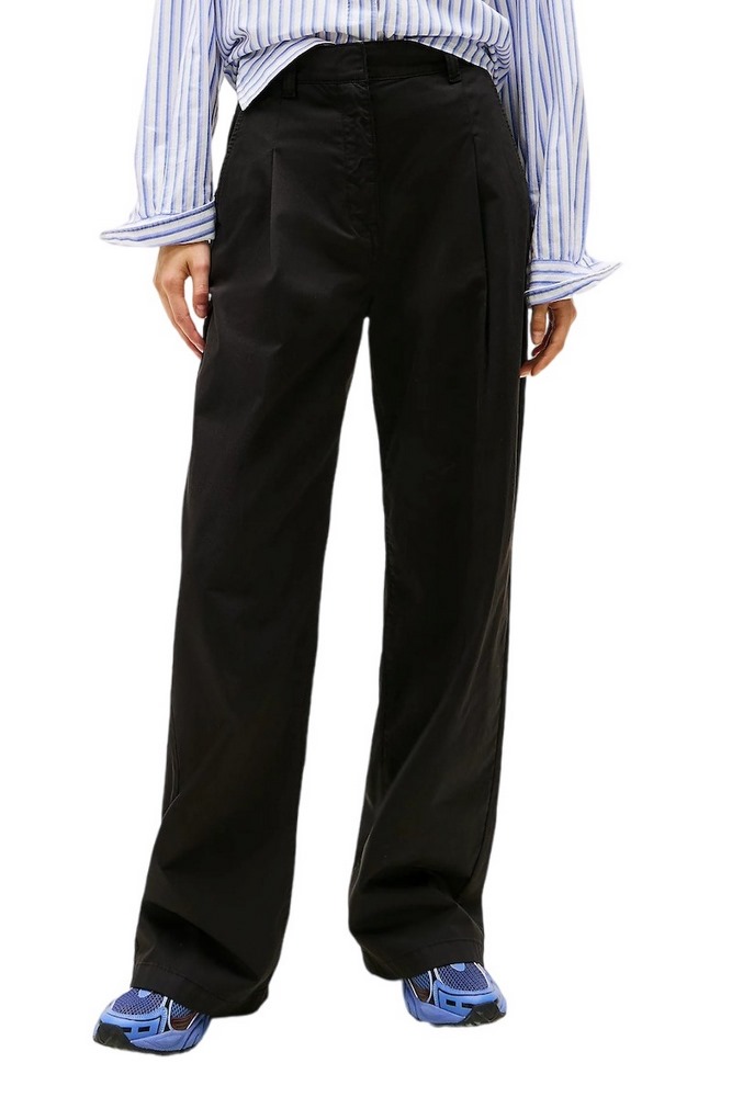 TOMMY JEANS  WIDE LEG CHINO ΠΑΝΤΕΛΟΝΙ ΓΥΝΑΙΚΕΙΟ BLACK