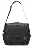 SUPERDRY D1 SDNA TARP RECORD BAG UNISEX ΤΣΑΝΤΑ BLACK