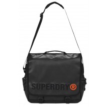 SUPERDRY D1 SDNA TARP RECORD BAG UNISEX ΤΣΑΝΤΑ BLACK