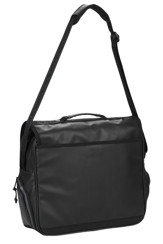 SUPERDRY D1 SDNA TARP RECORD BAG UNISEX ΤΣΑΝΤΑ BLACK