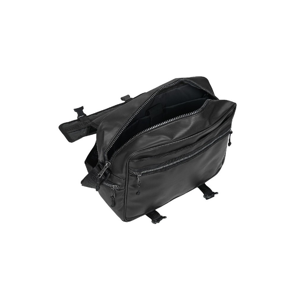 SUPERDRY D1 SDNA TARP RECORD BAG UNISEX ΤΣΑΝΤΑ BLACK