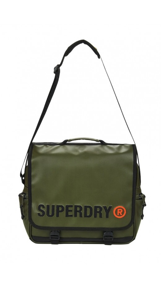 SUPERDRY D1 SDNA TARP RECORD BAG UNISEX ΤΣΑΝΤΑ OLIVE