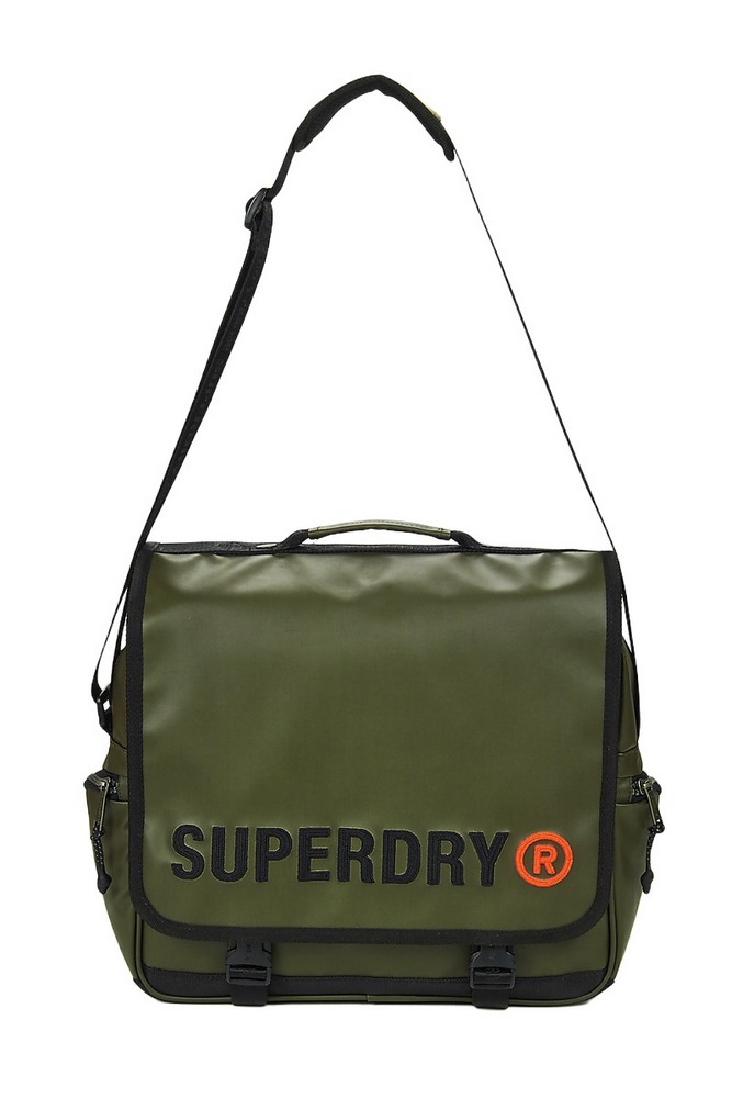 SUPERDRY D1 SDNA TARP RECORD BAG UNISEX ΤΣΑΝΤΑ OLIVE