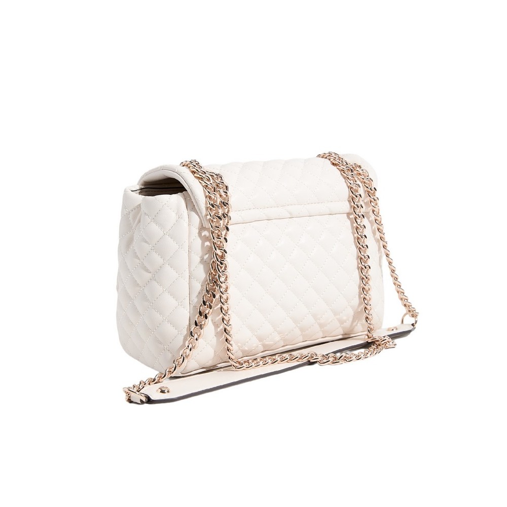 GUESS EVERLEE CONVERTIBLE XBODY FLAP ΤΣΑΝΤΑ ΓΥΝΑΙΚΕΙΑ OFF WHITE