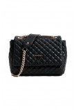 GUESS EVERLEE CONVERTIBLE XBODY FLAP ΤΣΑΝΤΑ ΓΥΝΑΙΚΕΙΑ BLACK