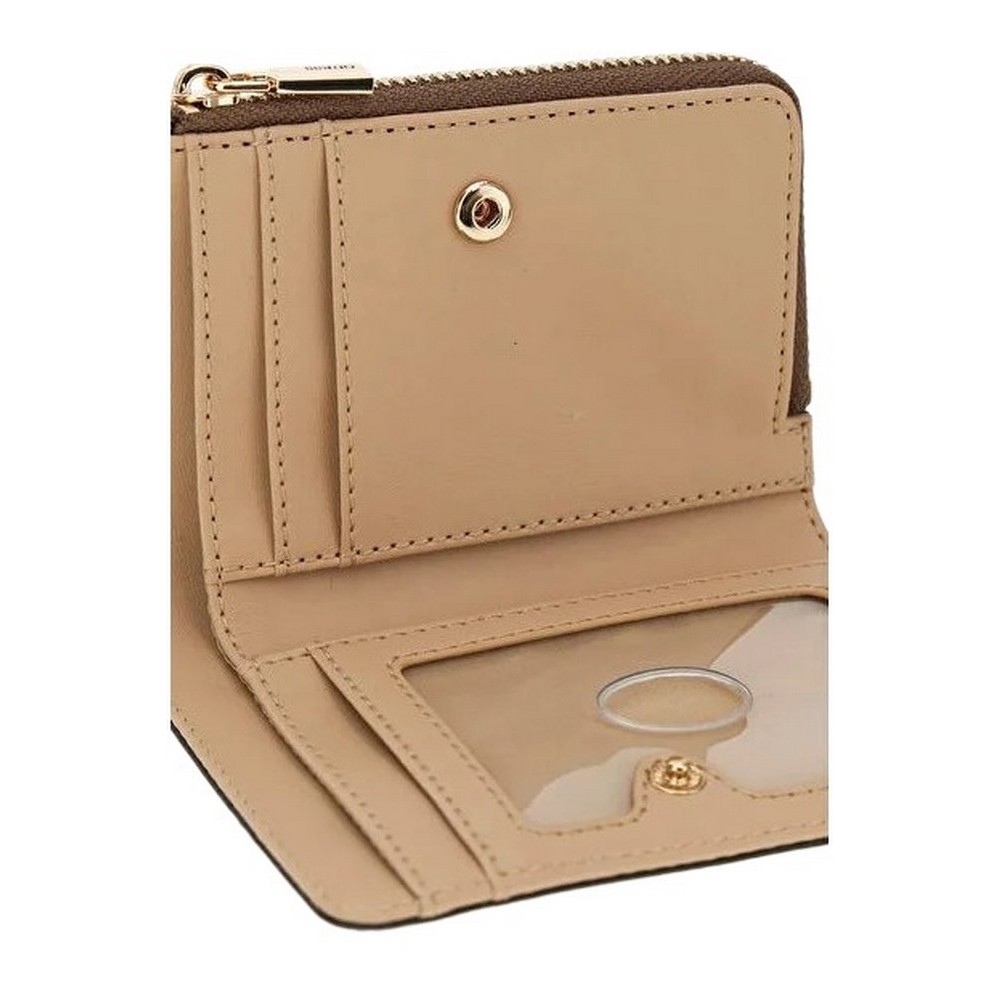 GUESS LAUREL II SLG ZIP ARND CRD CSE ΠΟΡΤΟΦΟΛΙ ΓΥΝΑΙΚΕΙΟ LATTE