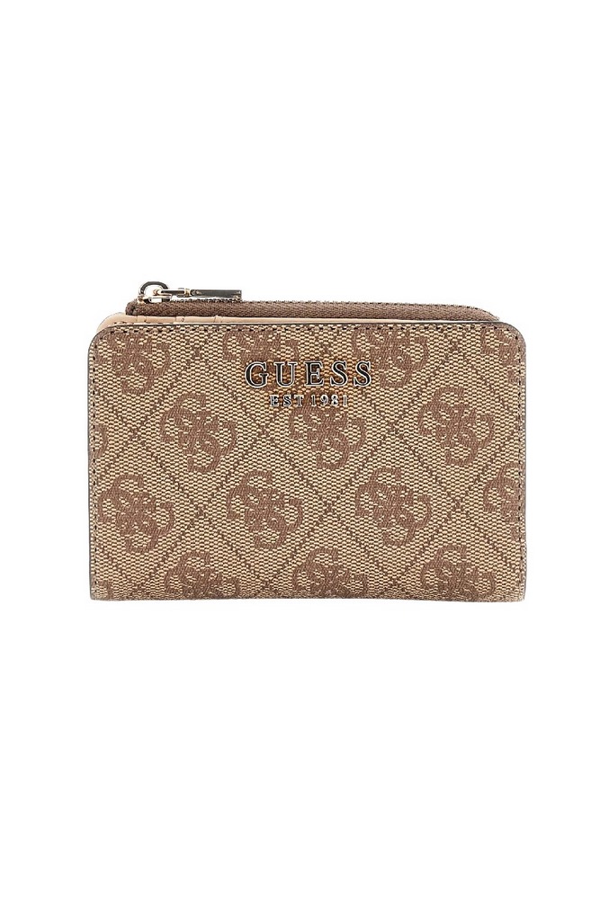 GUESS LAUREL II SLG ZIP ARND CRD CSE ΠΟΡΤΟΦΟΛΙ ΓΥΝΑΙΚΕΙΟ LATTE