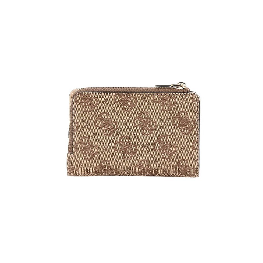 GUESS LAUREL II SLG ZIP ARND CRD CSE ΠΟΡΤΟΦΟΛΙ ΓΥΝΑΙΚΕΙΟ LATTE