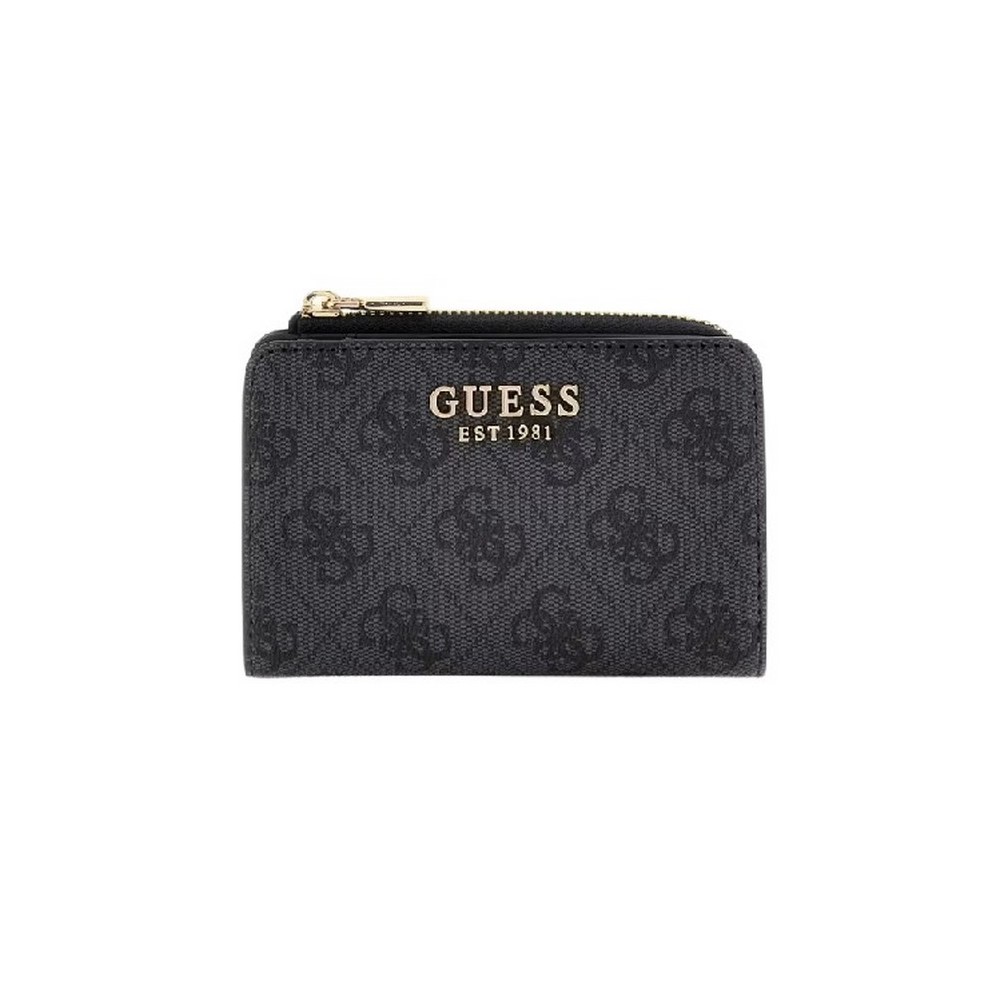 GUESS LAUREL II SLG ZIP ARND CRD CSE ΠΟΡΤΟΦΟΛΙ ΓΥΝΑΙΚΕΙΟ GREY