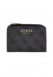 GUESS LAUREL II SLG ZIP ARND CRD CSE ΠΟΡΤΟΦΟΛΙ ΓΥΝΑΙΚΕΙΟ GREY