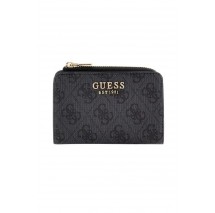 GUESS LAUREL II SLG ZIP ARND CRD CSE ΠΟΡΤΟΦΟΛΙ ΓΥΝΑΙΚΕΙΟ GREY