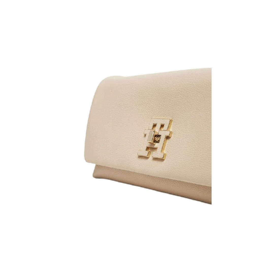 TOMMY HILFIGER MODERN MINI CROSSOVER ΤΣΑΝΤΑ ΓΥΝΑΙΚΕΙΑ ECRU