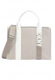 DKNY HOLLY TOTE HANDBAG ΤΣΑΝΤΑ ΓΥΝΑΙΚΕΙΑ ECRU