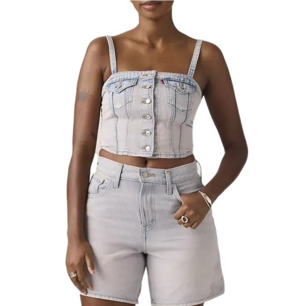 LEVIS® STRETCH DENIM TUBE ΤΟΠ ΓΥΝΑΙΚΕΙΟ LIGHT DENIM
