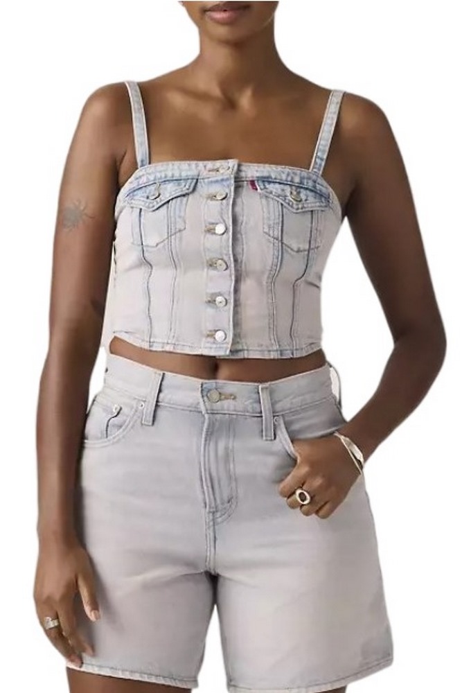 LEVIS® STRETCH DENIM TUBE ΤΟΠ ΓΥΝΑΙΚΕΙΟ LIGHT DENIM