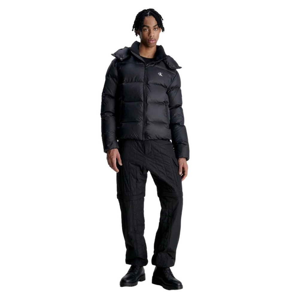 CALVIN KLEIN JEANS ESSENTIALS DOWN JACKET ΜΠΟΥΦΑΝ ΑΝΔΡΙΚΟ BLACK