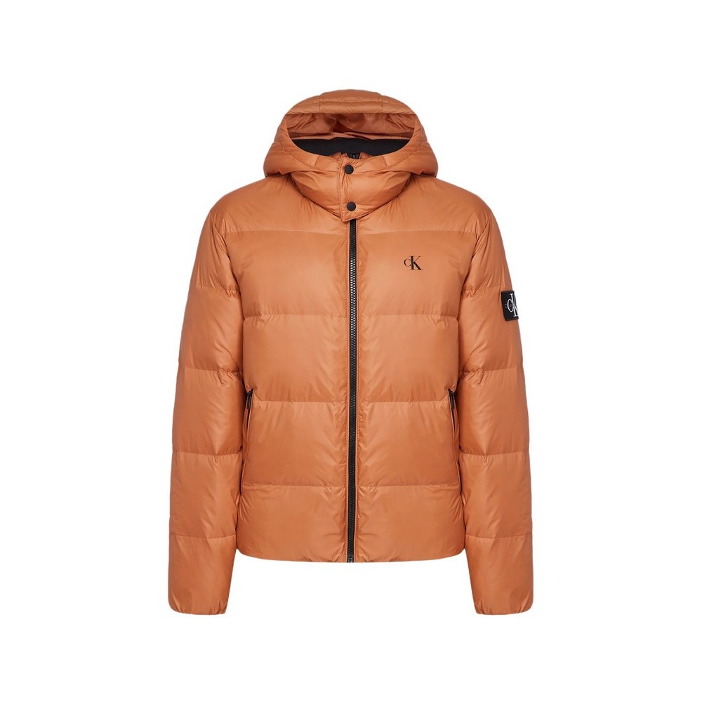 CALVIN KLEIN JEANS ESSENTIALS DOWN JACKET ΜΠΟΥΦΑΝ ΑΝΔΡΙΚΟ ORANGE