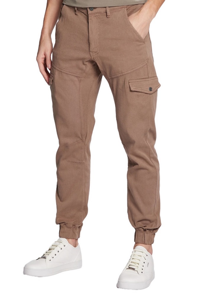 GUESS NEW KOMBAT ΠΑΝΤΕΛΟΝΙ ΑΝΔΡΙΚΟ BROWN