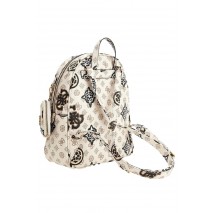 GUESS HOUSE PARTY LARGE BACKPACK ΤΣΑΝΤΑ ΓΥΝΑΙΚΕΙΑ ECRU