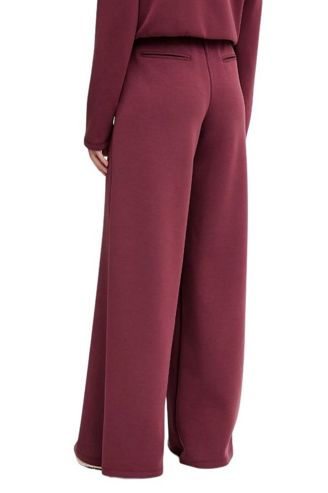 GUESS OLYMPE WIDE LEG PANTS ΠΑΝΤΕΛΟΝΙ ΦΟΡΜΑ ΓΥΝΑΙΚΕΙΟ BORDEAUX