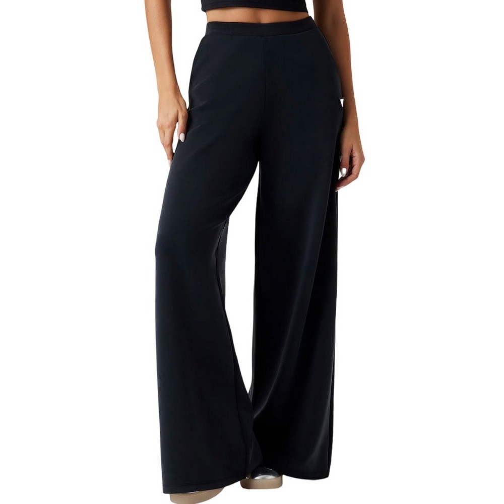 GUESS OLYMPE WIDE LEG PANTS ΠΑΝΤΕΛΟΝΙ ΦΟΡΜΑ ΓΥΝΑΙΚΕΙΟ BLACK