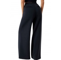 GUESS OLYMPE WIDE LEG PANTS ΠΑΝΤΕΛΟΝΙ ΦΟΡΜΑ ΓΥΝΑΙΚΕΙΟ BLACK