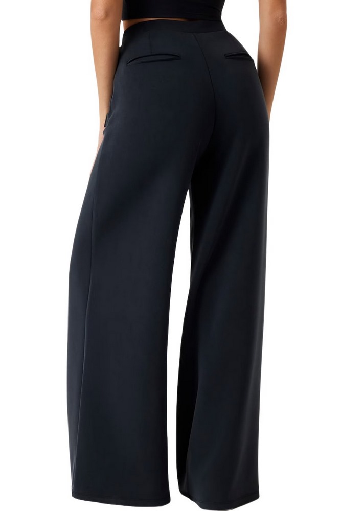 GUESS OLYMPE WIDE LEG PANTS ΠΑΝΤΕΛΟΝΙ ΦΟΡΜΑ ΓΥΝΑΙΚΕΙΟ BLACK