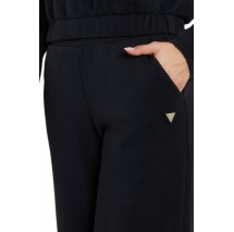 GUESS OLYMPE WIDE LEG PANTS ΠΑΝΤΕΛΟΝΙ ΦΟΡΜΑ ΓΥΝΑΙΚΕΙΟ BLACK