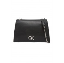 CALVIN KLEIN  RE LOCK MEDIUM CHAIN ΤΣΑΝΤΑ ΓΥΝΑΙΚΕΙΑ BLACK
