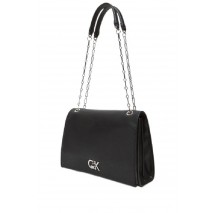 CALVIN KLEIN  RE LOCK MEDIUM CHAIN ΤΣΑΝΤΑ ΓΥΝΑΙΚΕΙΑ BLACK