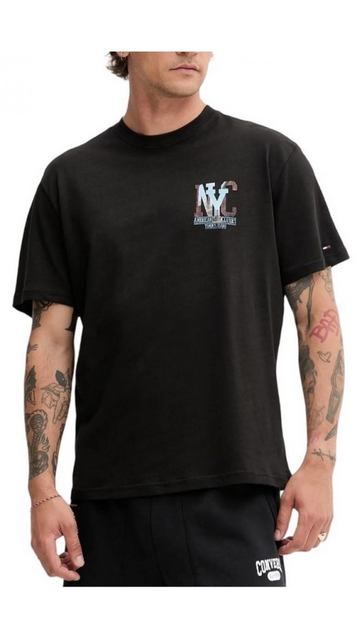 TOMMY JEANS RLX NOVELTY GRAPHIC 3 T-SHIRT ΜΠΛΟΥΖΑ ΑΝΔΡΙΚΗ BLACK