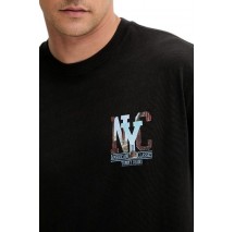 TOMMY JEANS RLX NOVELTY GRAPHIC 3 T-SHIRT ΜΠΛΟΥΖΑ ΑΝΔΡΙΚΗ BLACK