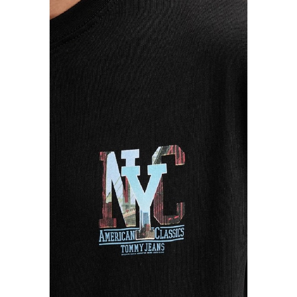TOMMY JEANS RLX NOVELTY GRAPHIC 3 T-SHIRT ΜΠΛΟΥΖΑ ΑΝΔΡΙΚΗ BLACK