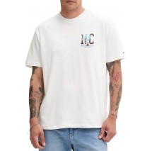 TOMMY JEANS RLX NOVELTY GRAPHIC 3 T-SHIRT ΜΠΛΟΥΖΑ ΑΝΔΡΙΚΗ OFF WHITE