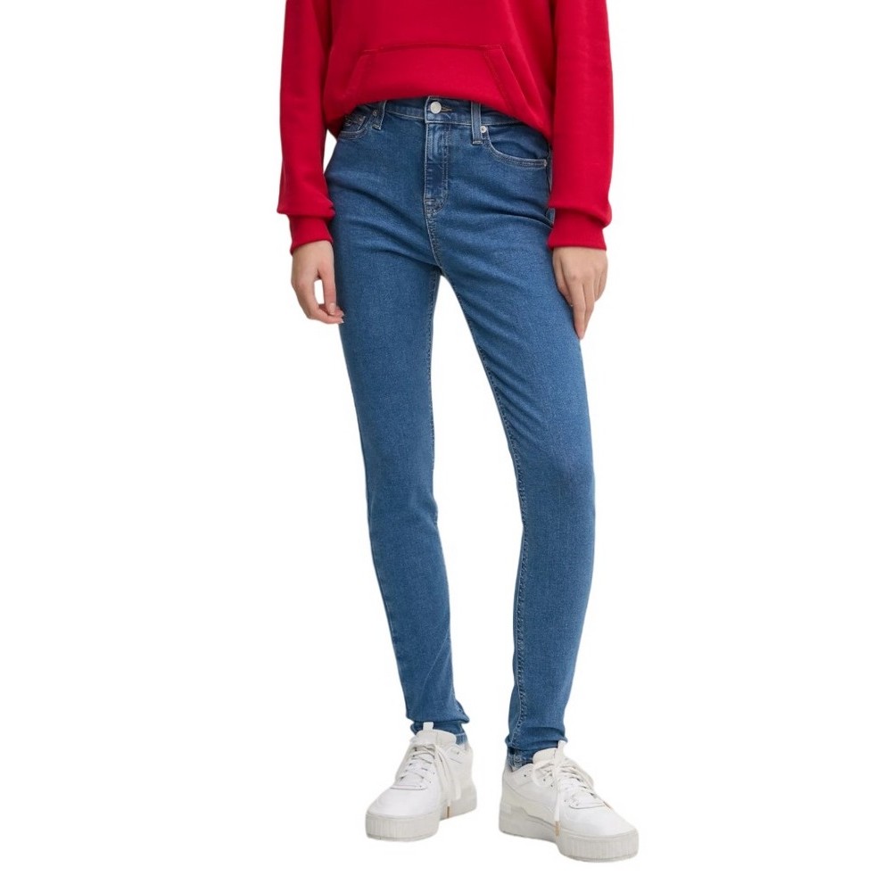 TOMMY JEANS NORA MD SKN ΠΑΝΤΕΛΟΝΙ ΓΥΝΑΙΚΕΙΟ BLUΕ DENIM