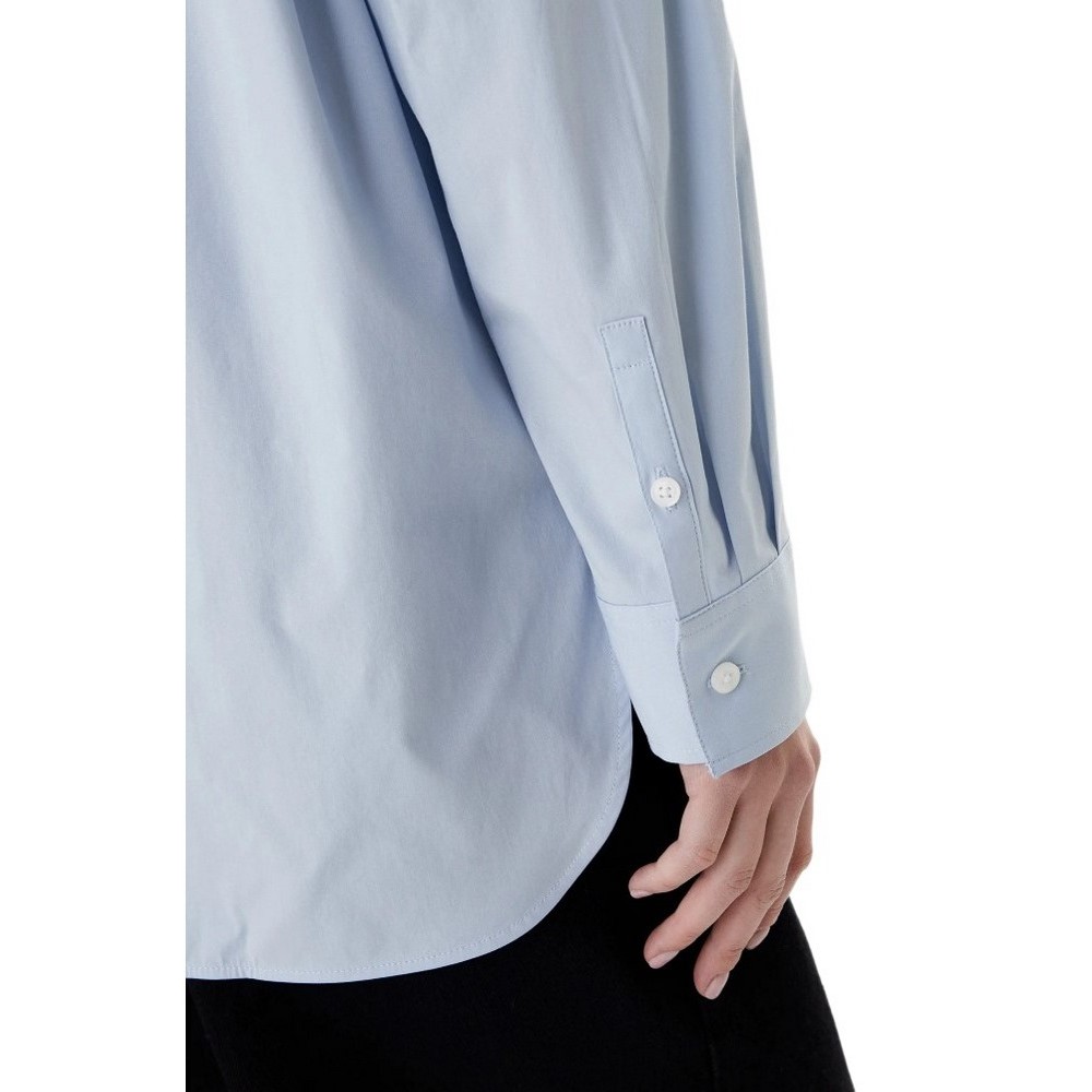 CALVIN KLEIN JEANS POPLIN RELAXED SHIRT ΠΟΥΚΑΜΙΣΟ ΓΥΝΑΙΚΕΙΟ CIEL