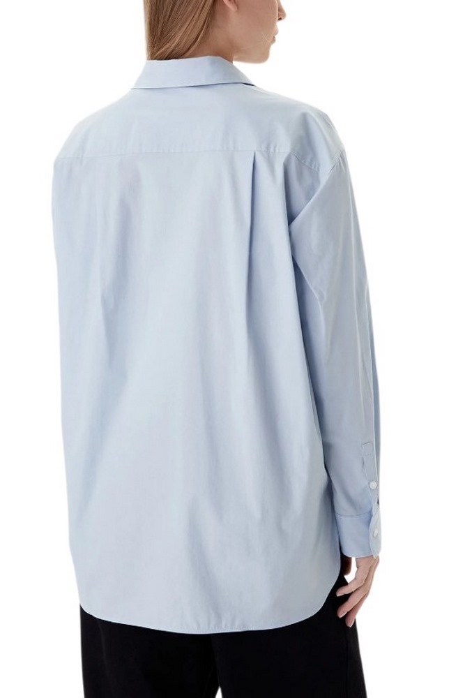 CALVIN KLEIN JEANS POPLIN RELAXED SHIRT ΠΟΥΚΑΜΙΣΟ ΓΥΝΑΙΚΕΙΟ CIEL