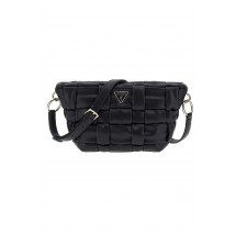 GUESS MARION TOP ZIP SHOULDER BAG ΤΣΑΝΤΑ ΓΥΝΑΙΚΕΙΑ BLACK