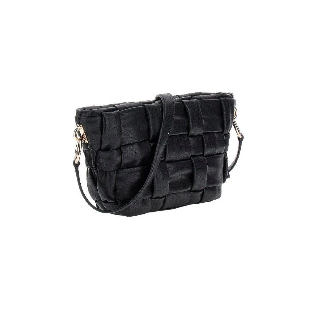 GUESS MARION TOP ZIP SHOULDER BAG ΤΣΑΝΤΑ ΓΥΝΑΙΚΕΙΑ BLACK