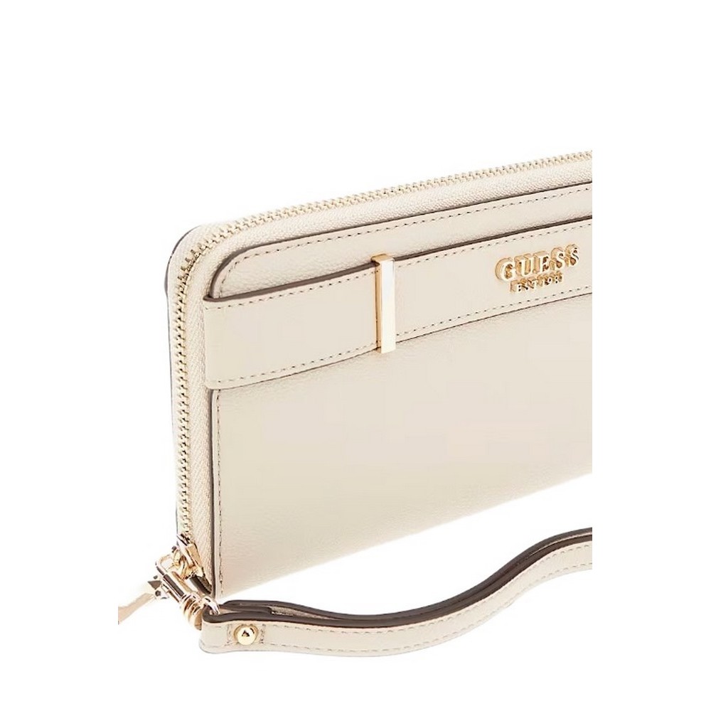 GUESS ANADELA SLG LARGE ZIP AROUND ΠΟΡΤΟΦΟΛΙ ΓΥΝΑΙΚΕΙΟ TAUPE