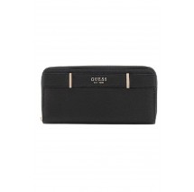 GUESS ANADELA SLG LARGE ZIP AROUND ΠΟΡΤΟΦΟΛΙ ΓΥΝΑΙΚΕΙΟ BLACK