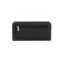 GUESS ANADELA SLG LARGE ZIP AROUND ΠΟΡΤΟΦΟΛΙ ΓΥΝΑΙΚΕΙΟ BLACK