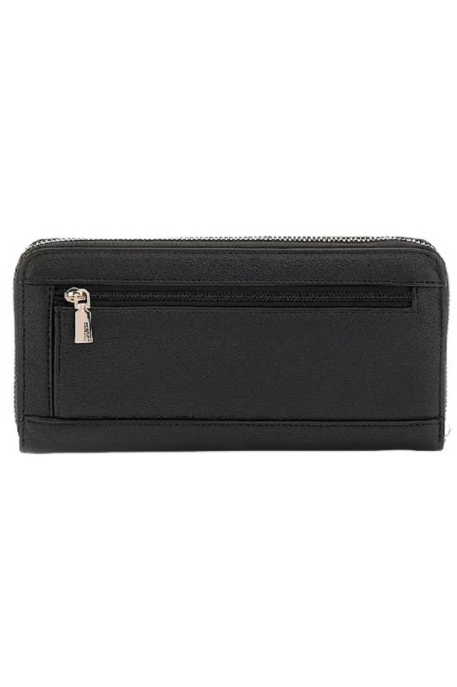 GUESS ANADELA SLG LARGE ZIP AROUND ΠΟΡΤΟΦΟΛΙ ΓΥΝΑΙΚΕΙΟ BLACK