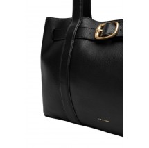 CALVIN KLEIN BUCKLE MEDIUM TOTE ΤΣΑΝΤΑ ΓΥΝΑΙΚΕΙΑ BLACK