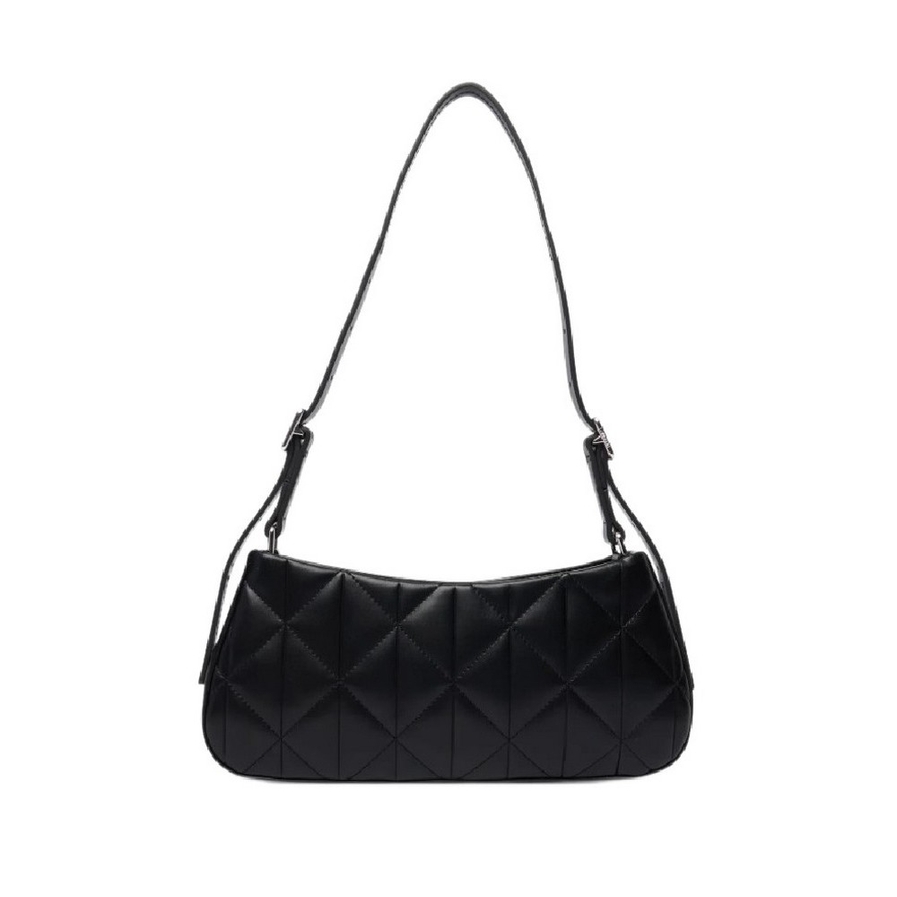 CALVIN KLEIN QUILTED SM SHOULDER BAG ΤΣΑΝΤΑ ΓΥΝΑΙΚΕΙΑ BLACK