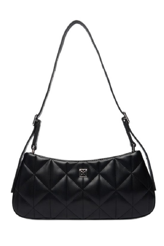 CALVIN KLEIN QUILTED SM SHOULDER BAG ΤΣΑΝΤΑ ΓΥΝΑΙΚΕΙΑ BLACK