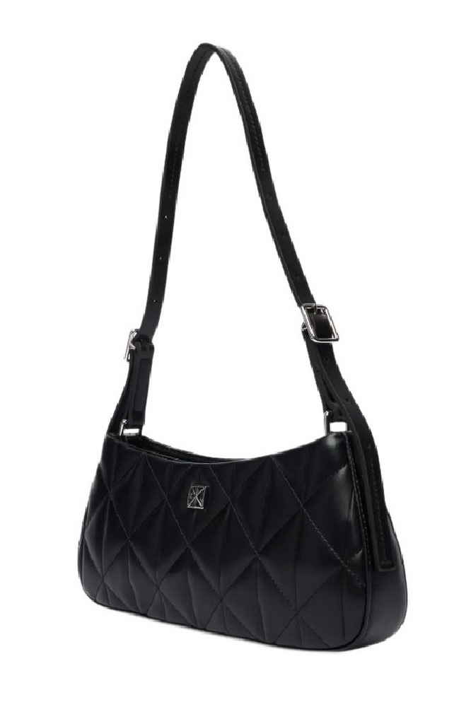 CALVIN KLEIN QUILTED SM SHOULDER BAG ΤΣΑΝΤΑ ΓΥΝΑΙΚΕΙΑ BLACK