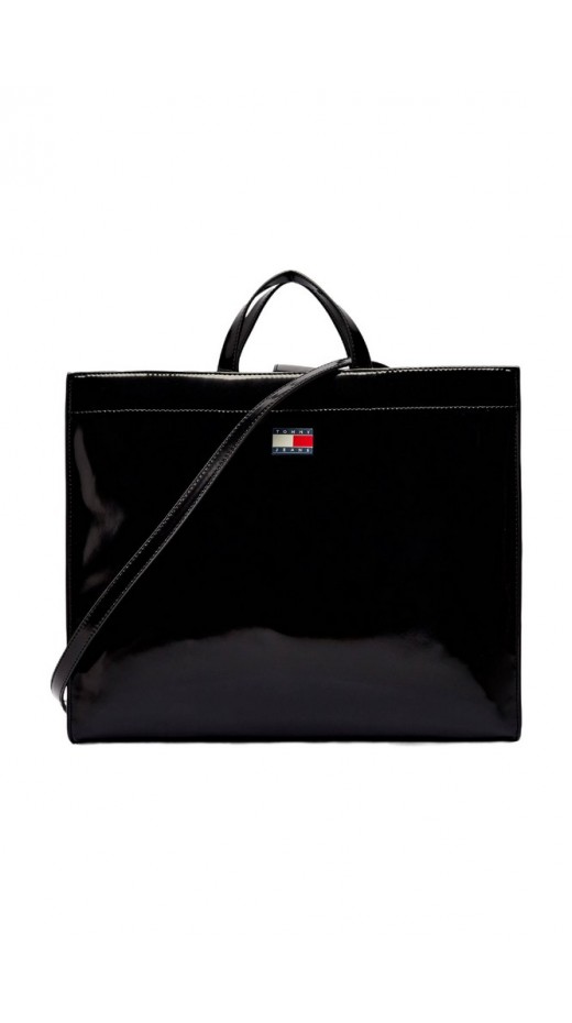 TOMMY JEANS MUST TOTE ΤΣΑΝΤΑ ΓΥΝΑΙΚΕΙΑ BLACK